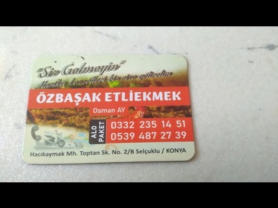 Özbaşak Etli Ekmek